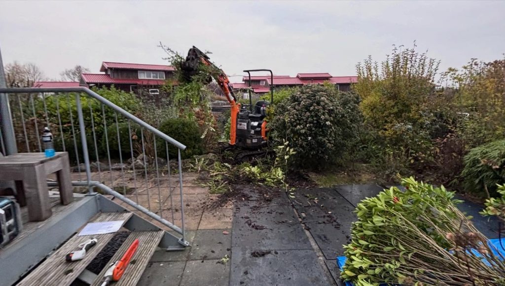 Projectfoto vakantiewoningtuin in Burgum