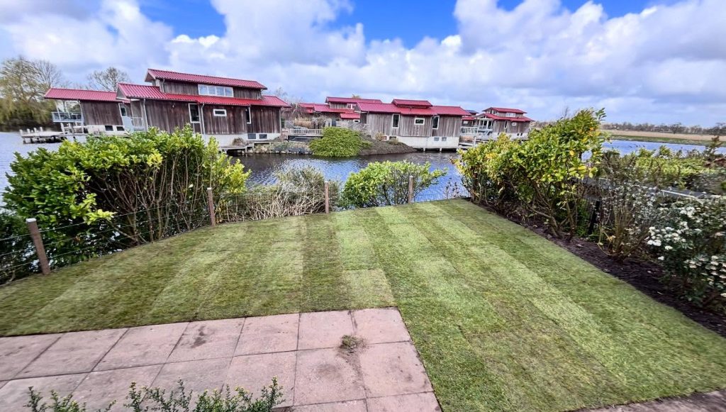 Projectfoto vakantiewoningtuin in Burgum